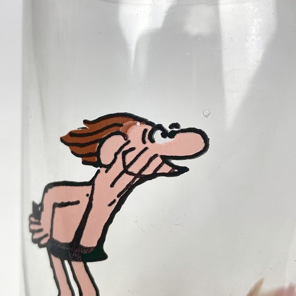 VTG 1981 Arby's B.C. Ice Age Collector Series Caveman THOR Glass Cup Premium - Picture 7 of 8